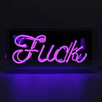Locomocean Neon Acryl Box Locomocean “Fuck Purple” | Cool & Auffällig