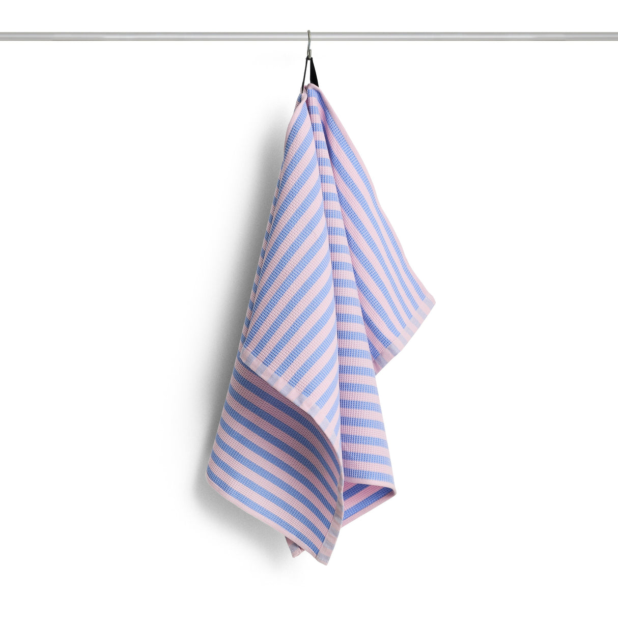 HAY Geschirrtuch „Canteen Sky Blue Light Pink Block Stripe“ | Baumwolle | HAY