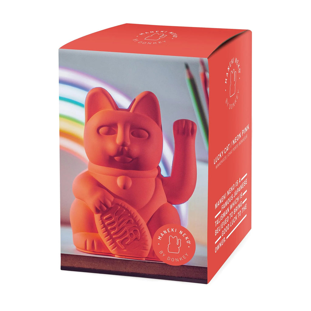 Donkey Products Winkekatze Donkey “Lucky Cat Neon Orange” | Winkekatze in Neonorange