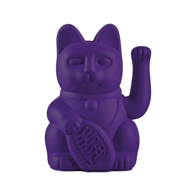 Donkey Products Winkekatze Donkey “Lucky Cat Violet” | Glückskatze in Violett
