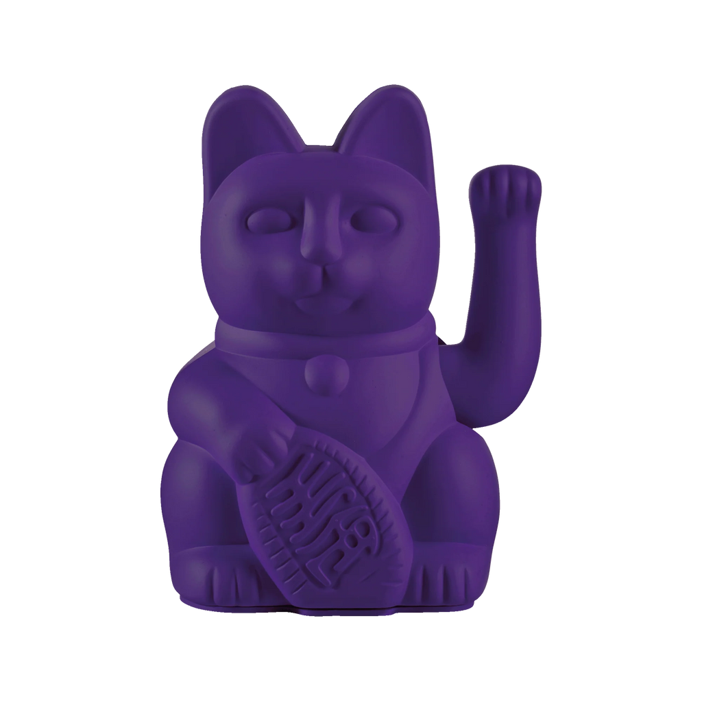 Donkey Products Winkekatze Donkey “Lucky Cat Violet” | Glückskatze in Violett
