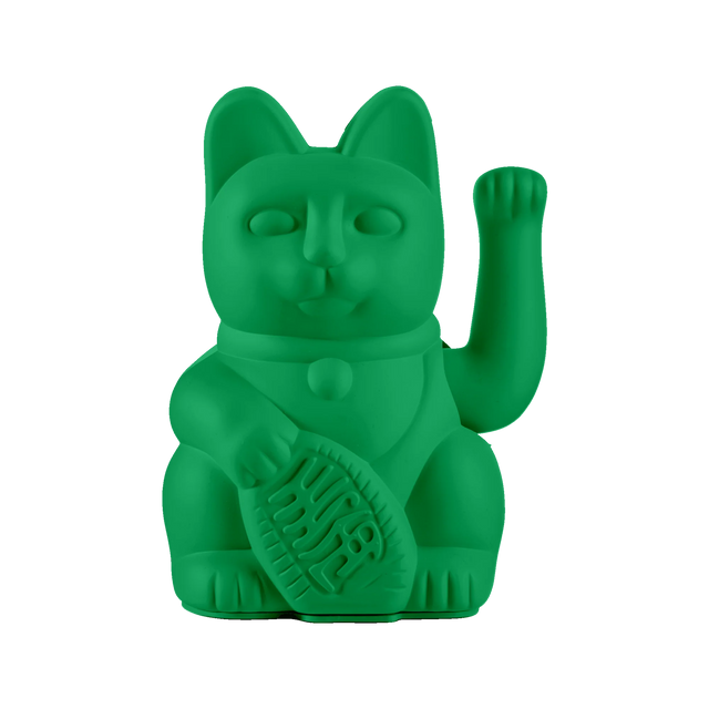 Donkey Products Winkekatze Donkey “Lucky Cat Vivid Green” | Glückskatze in Grün