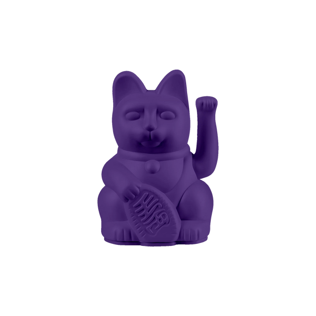 Donkey Products Winkekatze Donkey “Lucky Cat Mini Violet” | Mini Glückskatze Violett