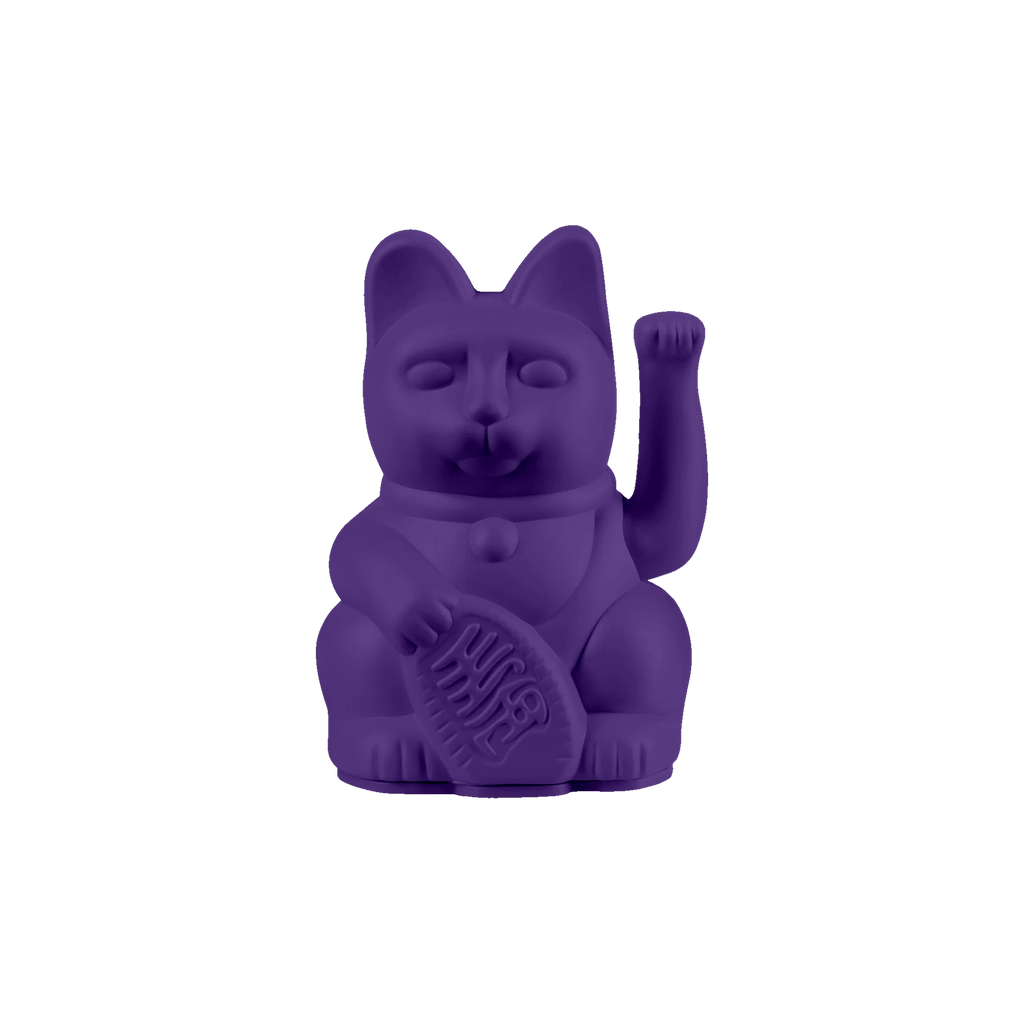 Donkey Products Winkekatze Donkey “Lucky Cat Mini Violet” | Mini Glückskatze Violett