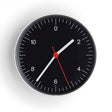 HAY Wanduhr „Wall Clock Black“ | Schlicht & funktional | HAY