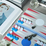 PRINTWORKS Spiel “Play Backgammon” | Klassisches Strategiespiel | PRINTWORKS