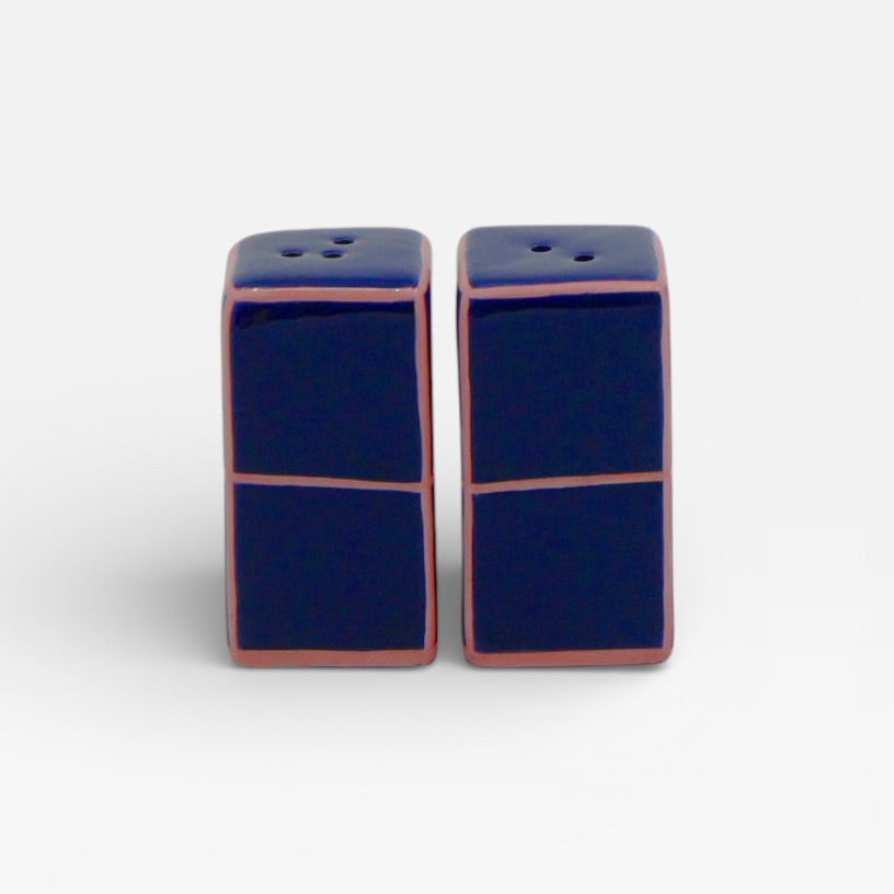 Table Machine Salz- und Pfefferstreuer “Tile” Blue & Pink | 2er-Set | Table Machine