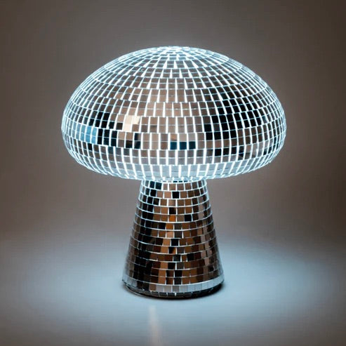 L´expressionist Tischleuchte „Disco Pilz“ | Reflektierendes Lichtobjekt | L'expressionist