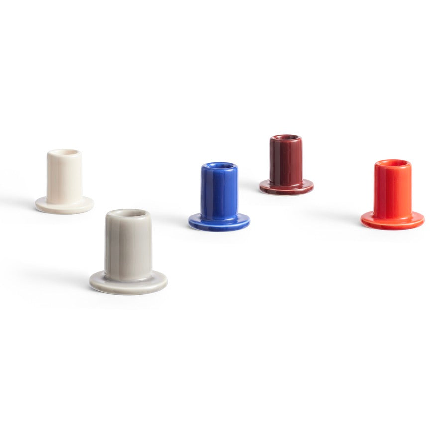 HAY Kerzenhalter „Tube Small Warm Red“ | Farbiger Akzent | HAY