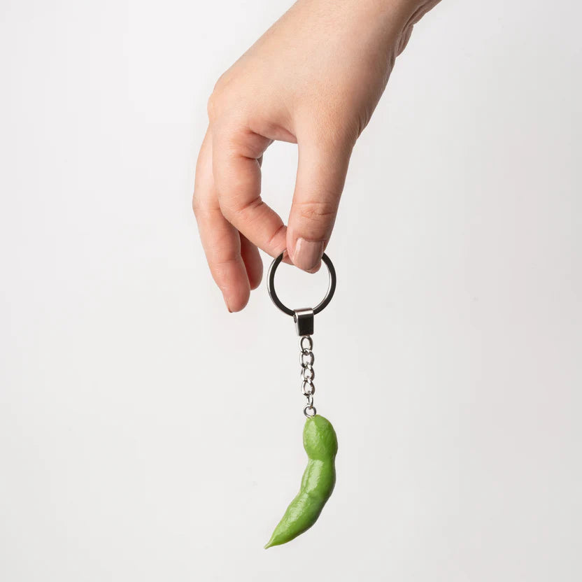 yumazing Schlüsselanhänger “Edamame” | Grüne Bohne für unterwegs | yumazing