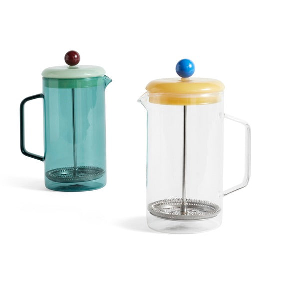 HAY French Press „Brewer Aqua“ | Klar & kaffeebereit | HAY