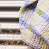 Hübsch Decke/ Überwurf „Tento Plaid Yellow“ | 140 × 200 cm | Hübsch