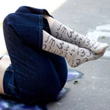 Eat Mielies Weird Illustration Socken Eat Mielies “Titties Beige" | Lustige Statement-Socken