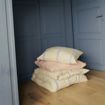 BONGUSTA Bettdecke Bezug "Ivory, Lavender & Mint” 140×200cm | BONGUSTA