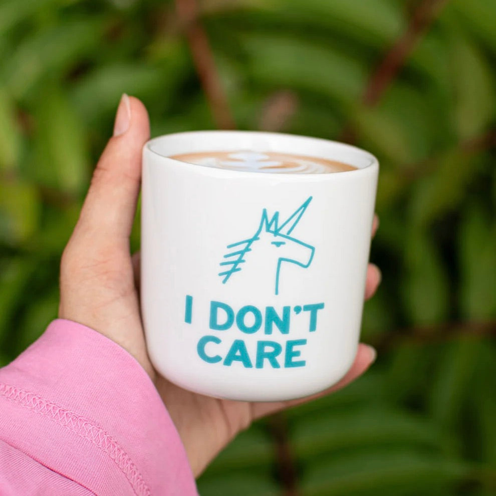Tasse “I don't care” | Lustiger Spruch | J.Clay