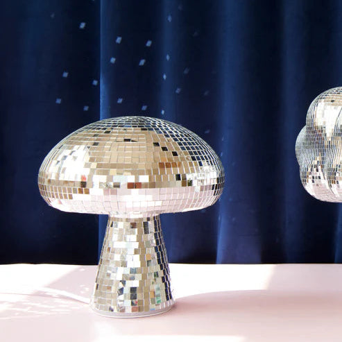 L´expressionist Tischleuchte „Disco Pilz“ | Reflektierendes Lichtobjekt | L'expressionist