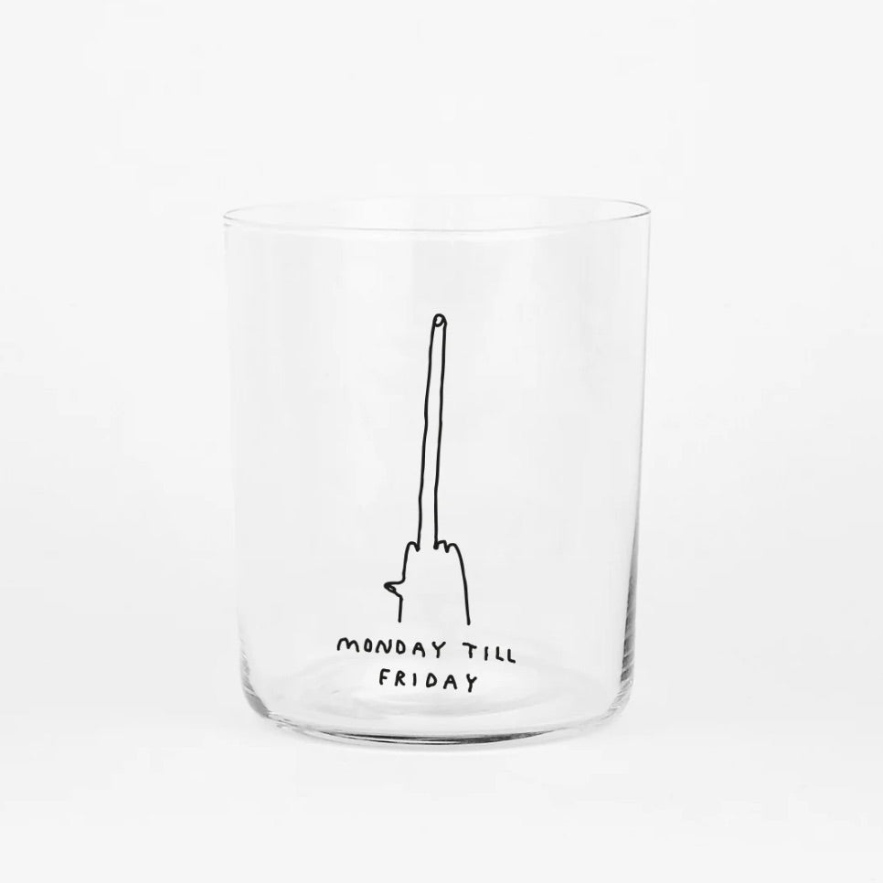 YAHYA Studio Glas „Monday till Friday (L)“ | Alltag in Glasform | YAHYA Studio