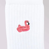 NO BAD DAYS CLUB Socken “Floating Flamingo” | Sommerliche Statement Socken | NO BAD DAYS CLUB