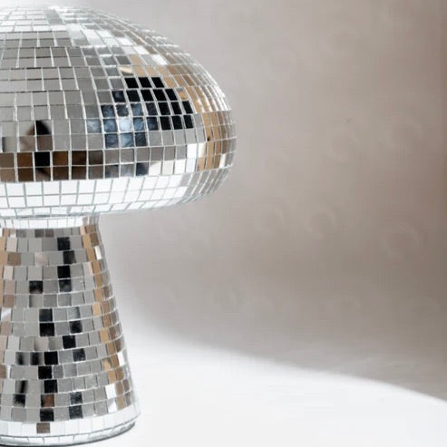 L´expressionist Tischleuchte „Disco Pilz“ | Reflektierendes Lichtobjekt | L'expressionist