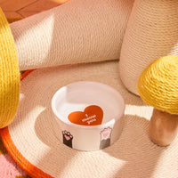 Fluid Market Napf „Cat Paws“ | Futternapf mit Pfotenmotiv | Fluid Market