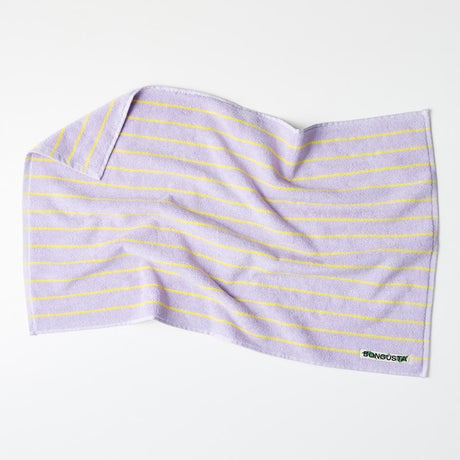 BONGUSTA Handtuch “Naram Lilac & Neon Yellow” 50x80 cm | BONGUSTA