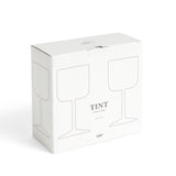 HAY Weingläser „Tint Pink & Yellow“ 2 Stk. | 2er-Set mit Farbtwist | HAY
