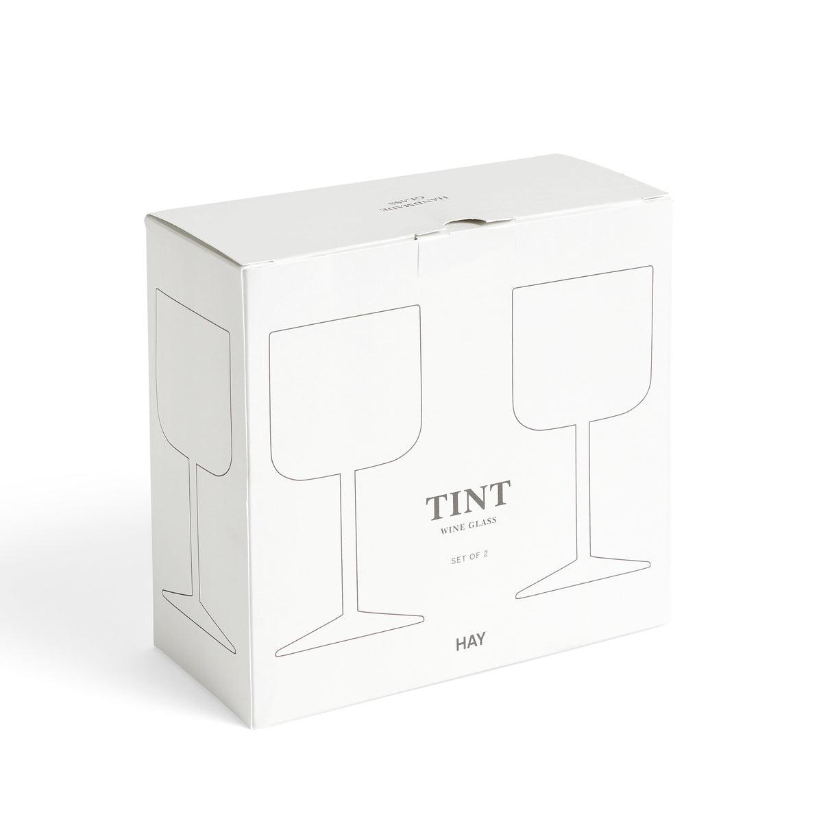 HAY Weingläser „Tint Green & Pink“ 2 Stk. | 2er-Set in Kontrastfarben | HAY