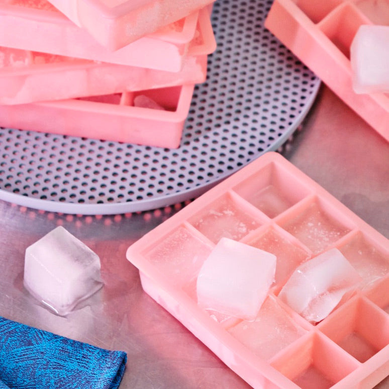 HAY Eiswürfelform „Square XL Pink“ | Stylisch & funktional | HAY