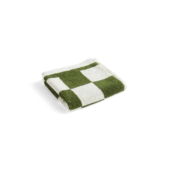 HAY Waschlappen „Check Matcha 30×30 cm“ | Frisch & saugstark | HAY