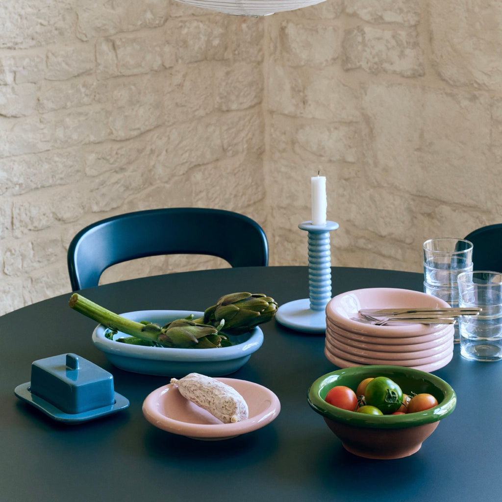 HAY Salatschale „Barro Small Green“ | Rustikal & formschön | HAY