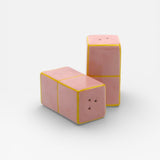 Table Machine Salz- und Pfefferstreuer “Tile” Pink & Yellow | 2er-Set | Table Machine