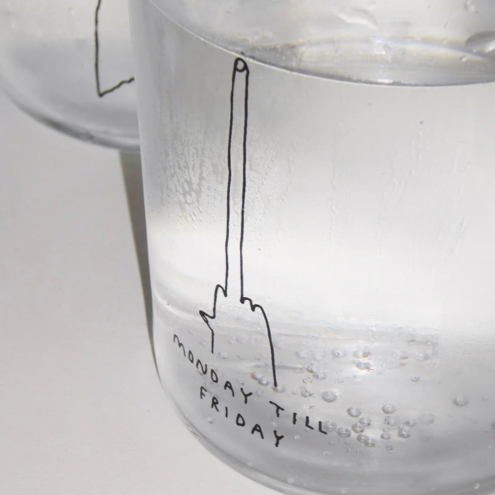 YAHYA Studio Glas „Monday till Friday (L)“ | Alltag in Glasform | YAHYA Studio