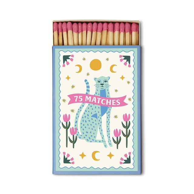 Designworks Ink Streichhölzer “Adopo Blue Cheetahs” 75er-Set | Paddywax