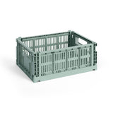 HAY Faltbox „Colour Crate Medium Sage Green“ | Stylisch & vielseitig | HAY
