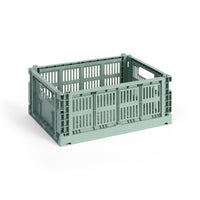 HAY Faltbox „Colour Crate Medium Sage Green“ | Stylisch & vielseitig | HAY