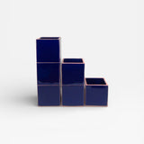 Table Machine Vase “Double Tile” Blue & Pink | Modernes Statement | Table Machine
