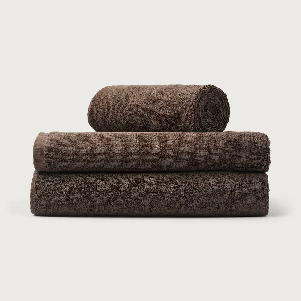 BONGUSTA Handtuch „Naram Coffee 50×80 cm“ | Warm & weich | BONGUSTA