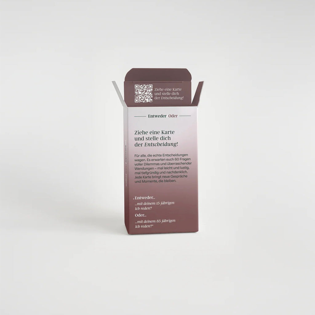 The Deep Talk Kartenset “Entweder/Oder” | Frage-Karten für gute Gespräche | The Deep Talk