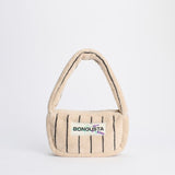 BONGUSTA Tasche „Naram Mini Bag Creme & Ink“ | Neutral mit Kontrast | Bongusta
