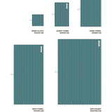 BONGUSTA Badetuch BONGUSTA “Naram Seafoam & Deep Teal” | 70x140 cm | Kuschelig & Hygienisch