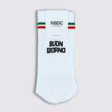NO BAD DAYS CLUB Socken “Buon Giorno Italia” | Gute-Laune-Statement aus Italien | NO BAD DAYS CLUB