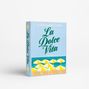 PRINTWORKS Fotoalbum “Embroided Dolce Vita” | Besticktes Designalbum | PRINTWORKS