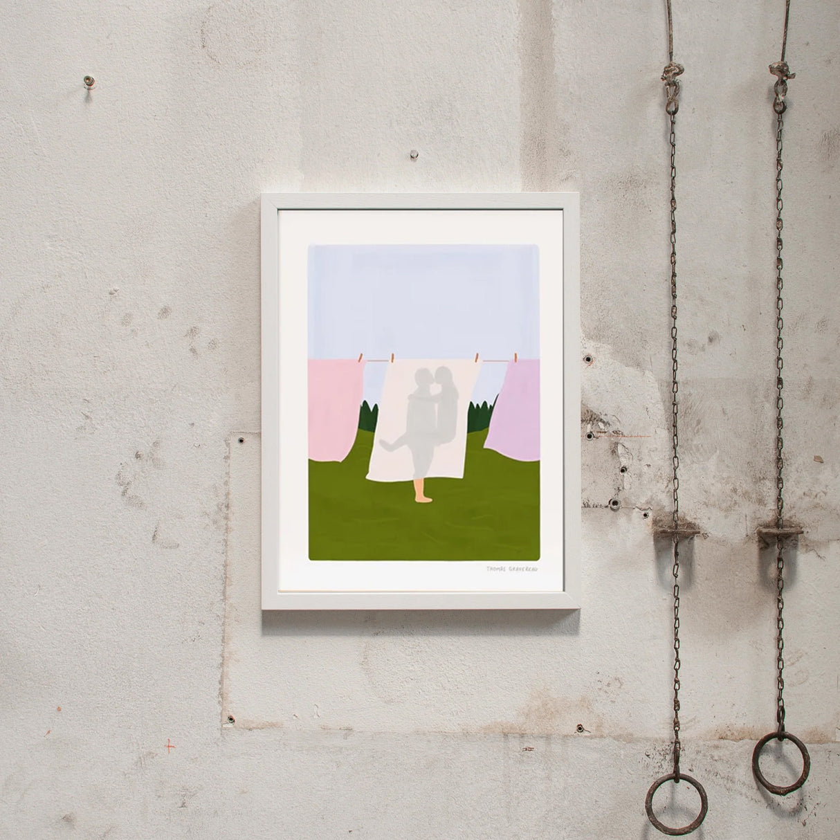 Thomas Gravereau L'Amour est dans le Pré (30 x 40cm)