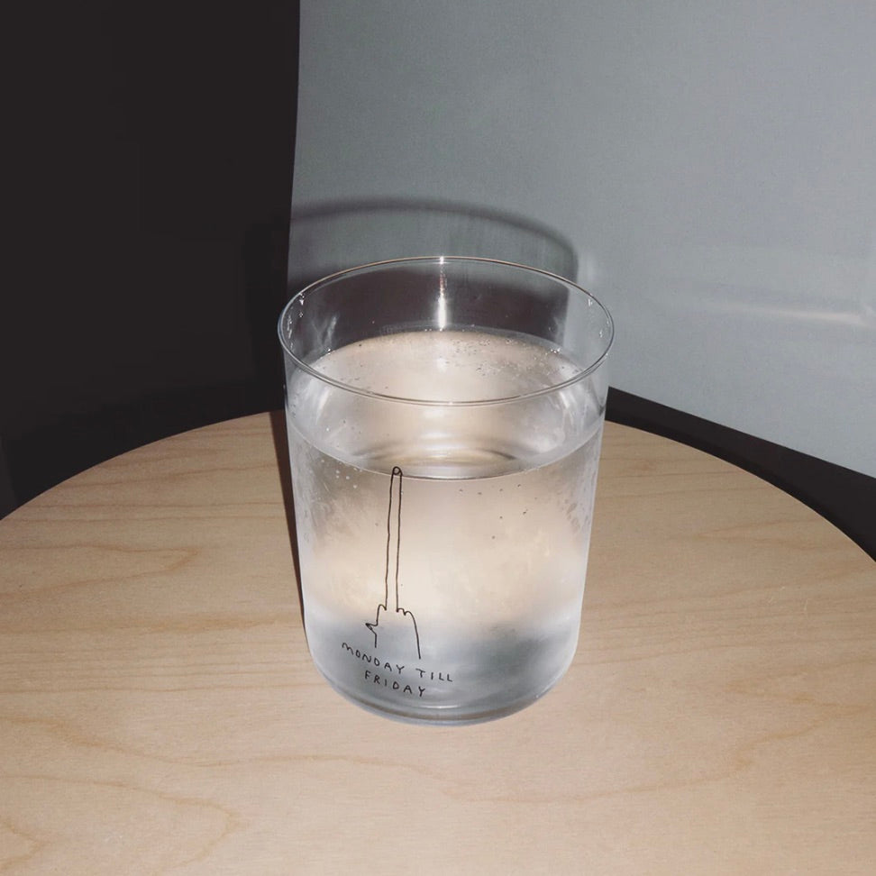 YAHYA Studio Glas „Monday till Friday (L)“ | Alltag in Glasform | YAHYA Studio