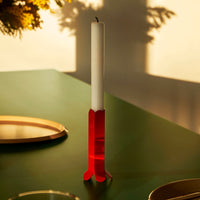 HAY Kerzenhalter „Arcs Large Red“ | Grafisch & elegant inszeniert | HAY