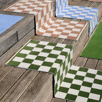 HAY Badetuch „Check Matcha 70×136 cm“ | Stylisch & saugfähig | HAY