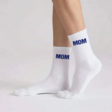 NO BAD DAYS CLUB Socken “Mom” Blau | Mama-Stil in Blau | NO BAD DAYS CLUB