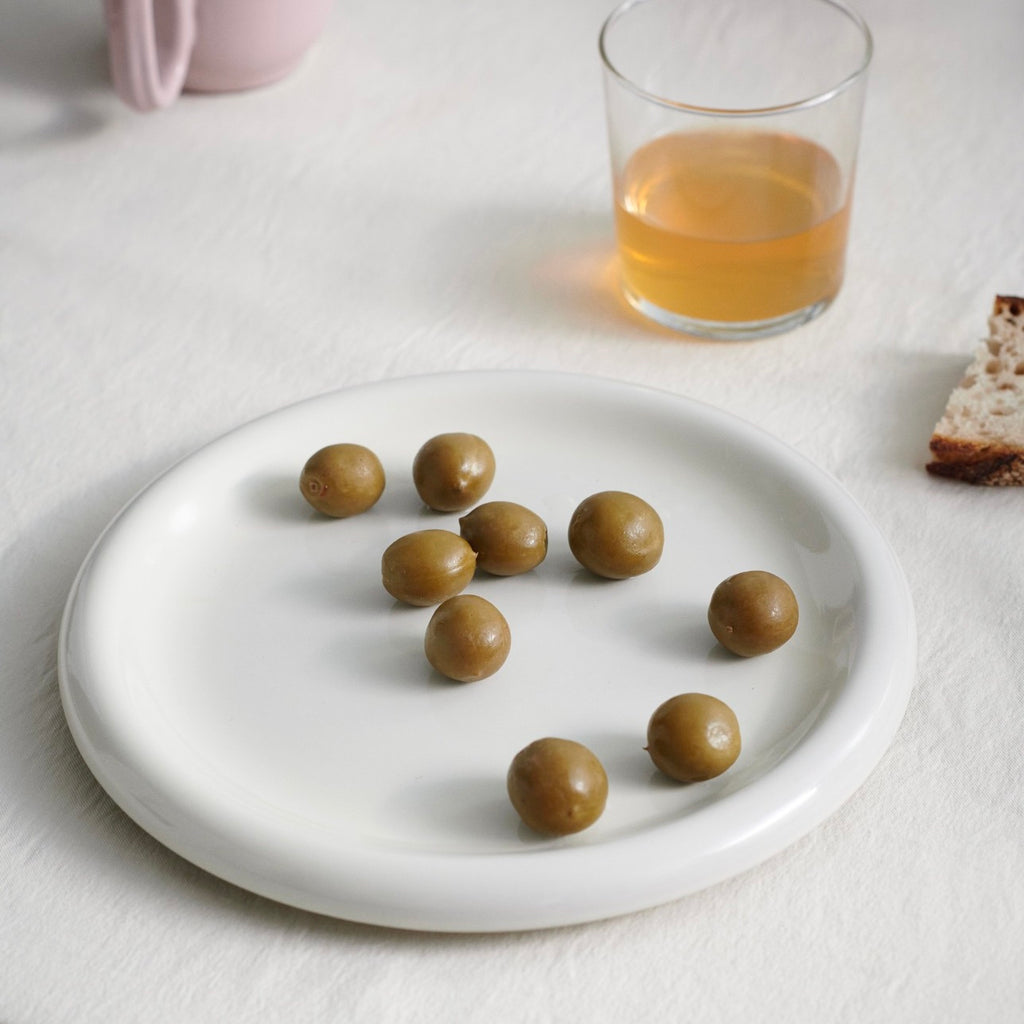 HAY Teller „Barro Plate Off-White 18 cm“ | Kleines 2er-Set | HAY