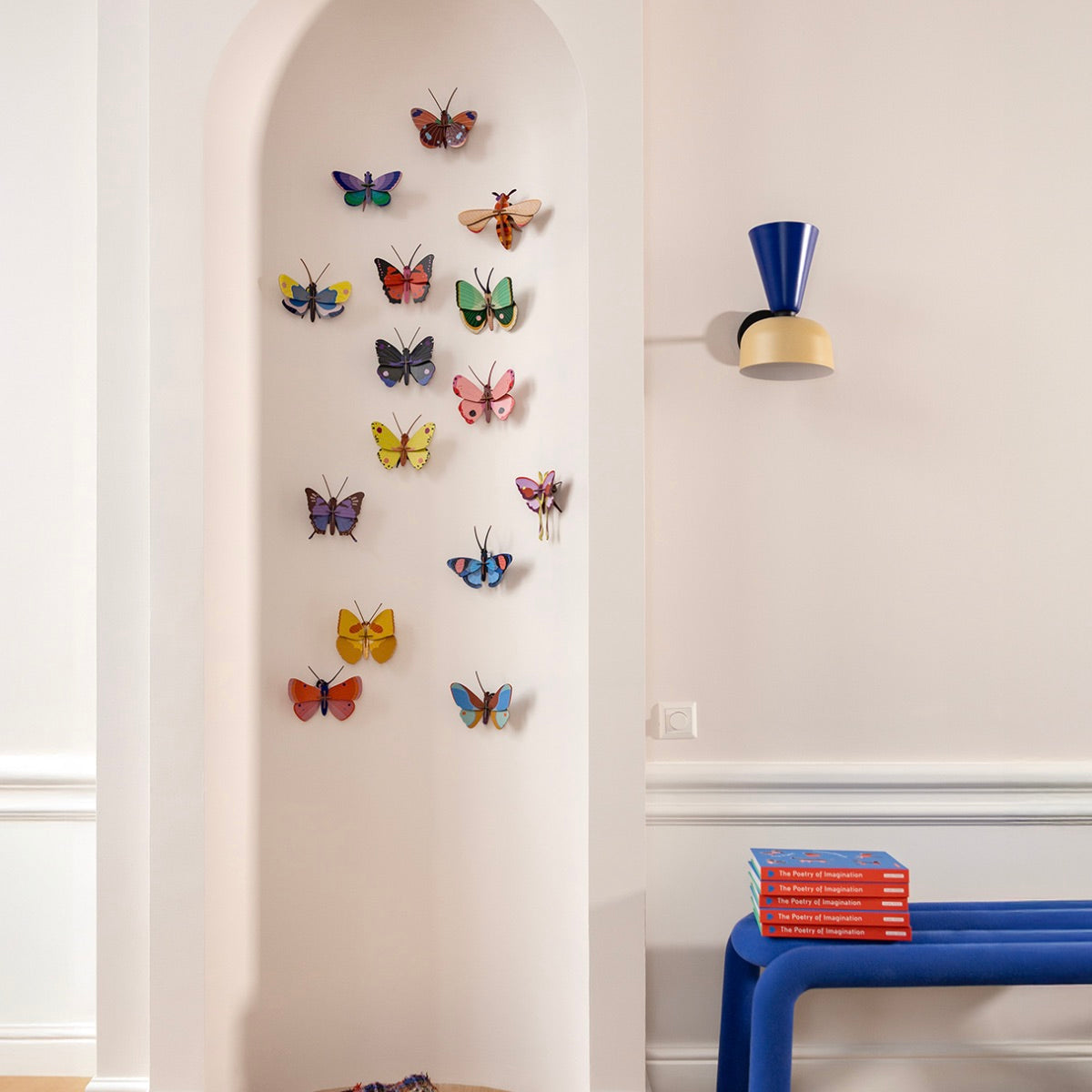 studio ROOF Wanddeko “Crysalus Butterfly” | Detailreiche Wandkunst | studio ROOF