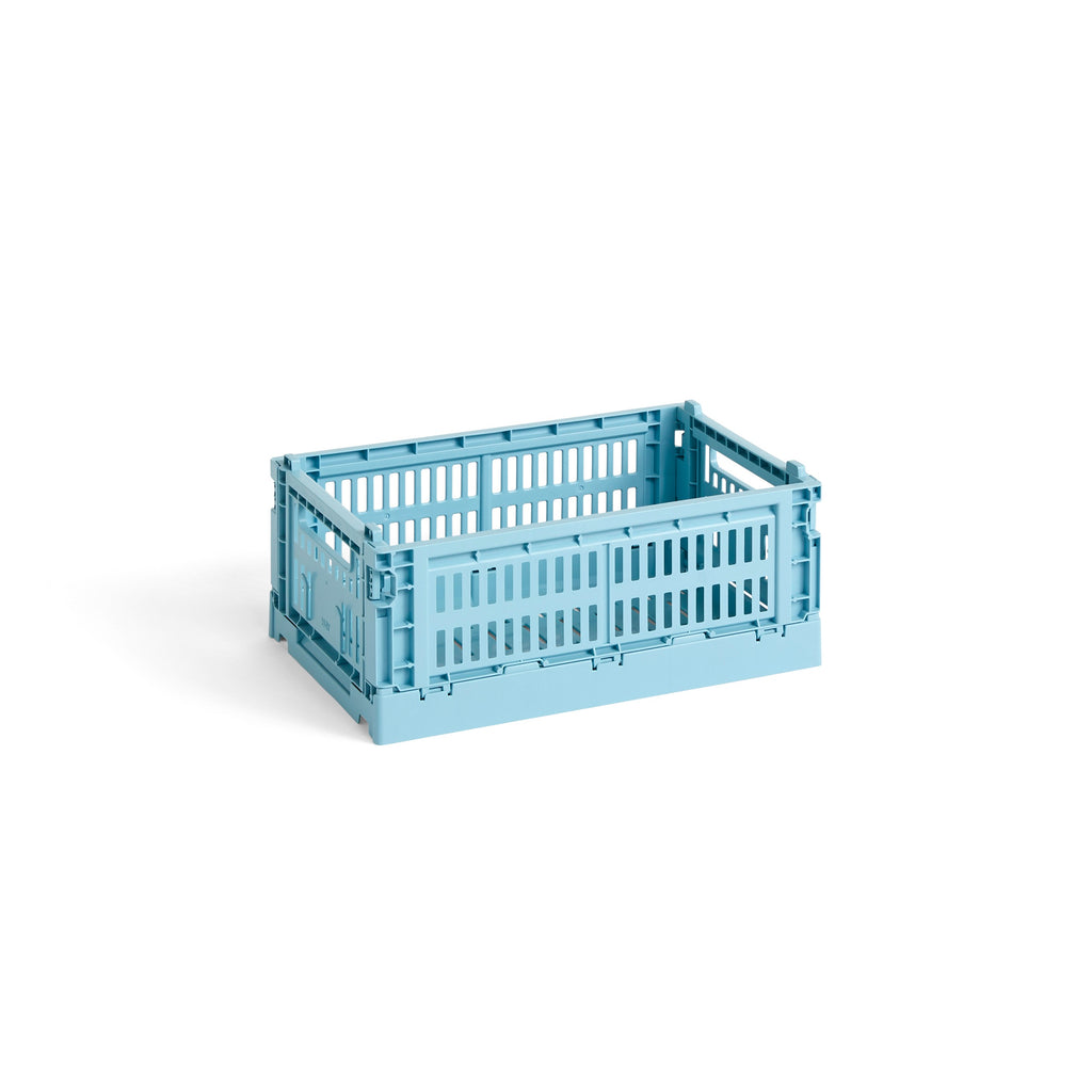 HAY Faltbox „Colour Crate Small Light Blue“ | Klar & kompakt | HAY